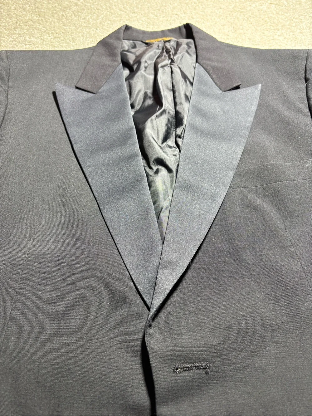 Jordan Black Jacket with White Dress Shirt